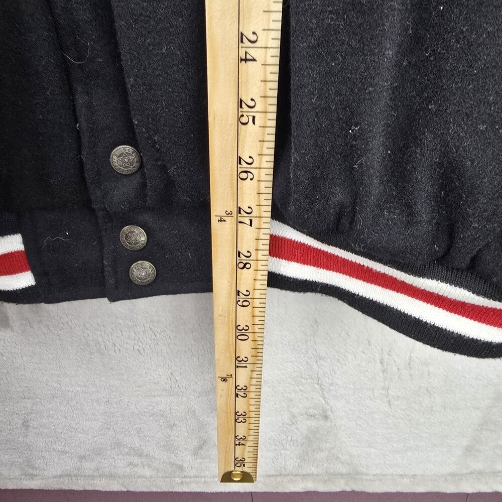 Vintage Steve & Barry’s Nebraska Huskers Coat Jacket XL Wool Faux Leather 90s - Picture 16 of 16
